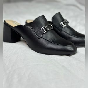 Saks fifth Avenue Block heel slip on shoes